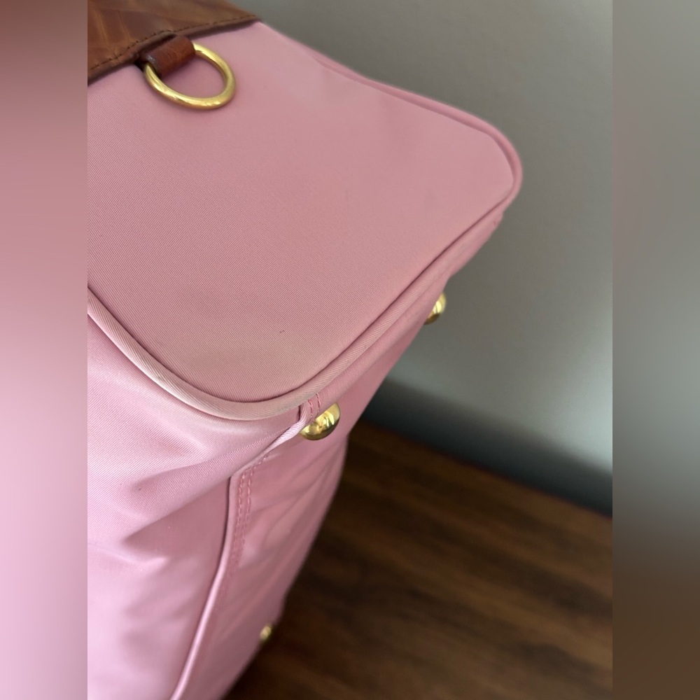 Valentino Garavani Pink and Brown Satchel - Picture 8 of 12